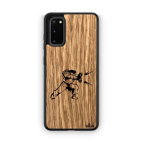 Samsung S22 S21 S20 Fe Wooden Case Hadauken Design Oak Wood Li