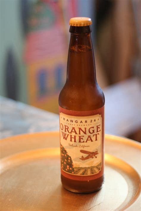 Hoppy Hour Review For Hangar 24 Orange Wheat Craft Beer
