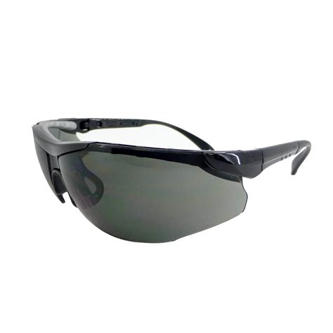 airgas rad64051604 radnor™ elite plus black safety glasses with gray anti scratch lens
