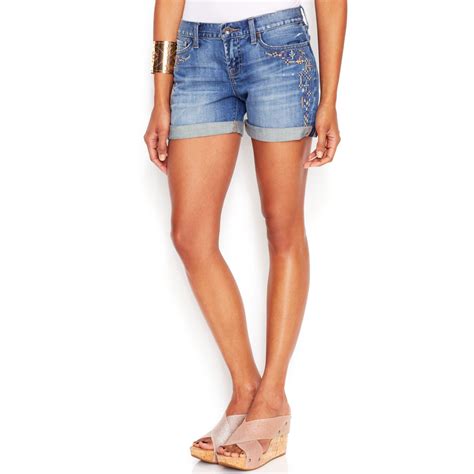 Lucky Brand Lucky Brand Laguna Denim Shorts In Blue Lyst