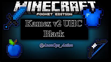 Kamex V2 Uhc Black Texture Pack Pvp Minecraft Pe 0142 And 0150