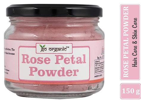 Go Organic Rose Petal Powder Pack Size G For Personal At Rs