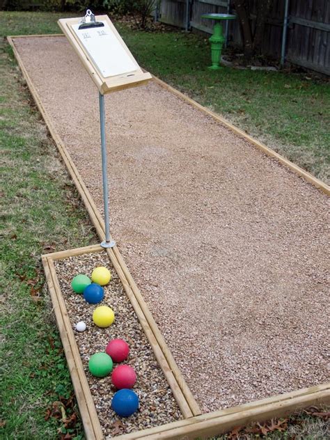 Build An Outdoor Bocce Court Bocce Ball Court Backyard Playground