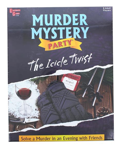 Murder Mystery Adult Party Game The Icicle Twist Ebay