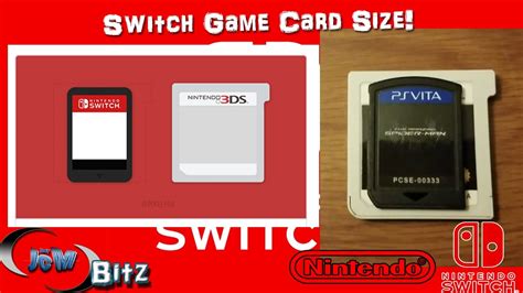 Nintendo Switch Game Card Size 3ds Comparison Youtube