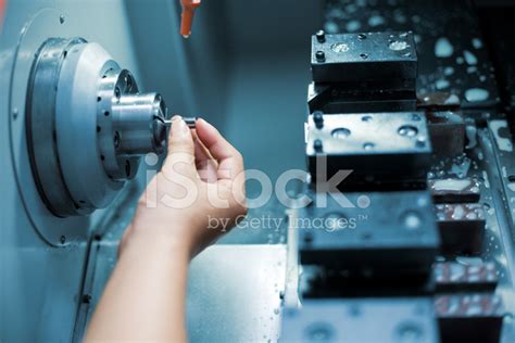 Machine Part Installation On Cnc Stock Photo Royalty Free Freeimages