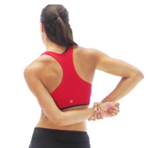 Supraspinatus Stretch Exercise How To Workout Trainer By Skimble