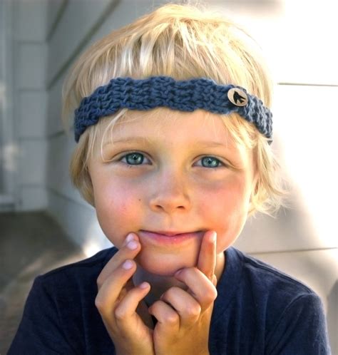 Baby Boy Headband By Boybandz Baby Crochet Headband Etsy