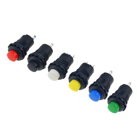 6pcs Ds 427 Momentary Pushbutton Switches 12mm On Off Push Button