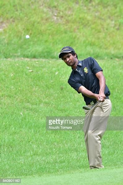 Dylan Naidoo Of South Africa Chips Onto The 8th Green During The