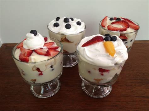 Easy Desserts Summer Fruit Trifle Recipe Delishably