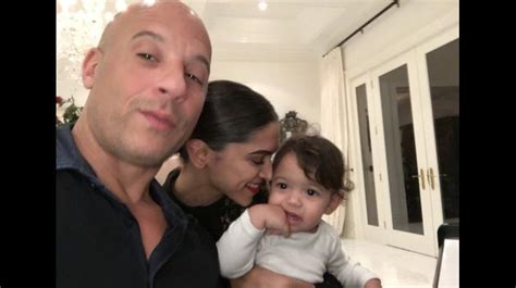 Throwback Deepika Padukones Candid Moment With Vin Diesel And His Daughter Throwback