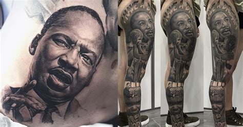 12 Heroic Martin Luther King Jr Tattoos Martin Luther King Luther