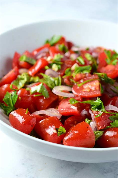 Simple Summer Tomato Salad Lifes Ambrosia
