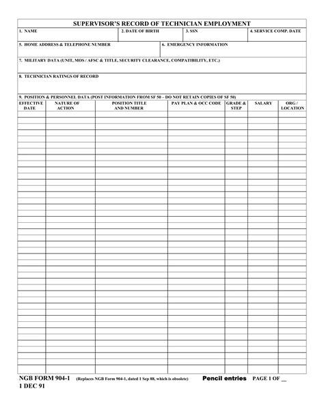 Ngb Form Fill Out Printable PDF Forms Online