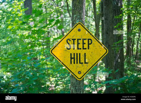 Steep Grade Road Sign Hi Res Stock Photography And Images Alamy