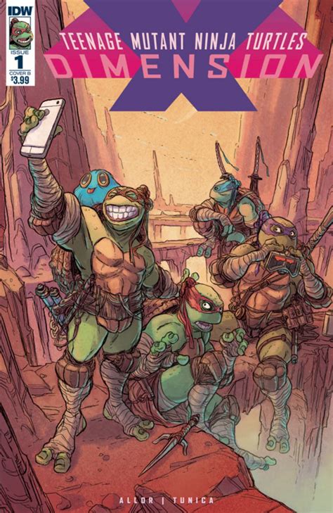 Teenage Mutant Ninja Turtles Dimension X 1 Tunica Cover Fresh Comics
