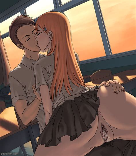 Rule 34 Anus Ass Ass Grab Bleach Blush Dat Ass Inoue Orihime Kissing