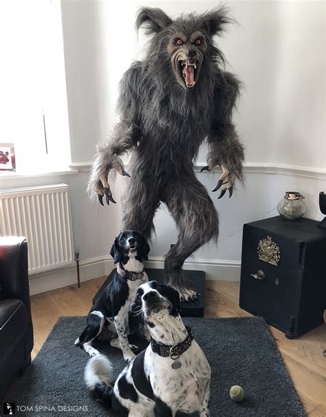 Life Sized Custom Werewolf Statue Aka Wilbert Tom Spina Designs