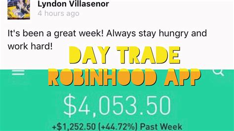 If you started out trading with $2,000 and made 20% a day trading stocks how much money is that over the next five years? How To Make $1,252.50 Day Trading Penny Stocks | Robinhood ...