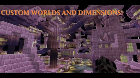 Custom Worlds And Dimensions Minecraft Java 20w21a Or 20w22a Youtube