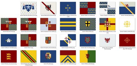 Set Of Banners Medieval Coats Of Arms At Mount And Blade Ii Bannerlord