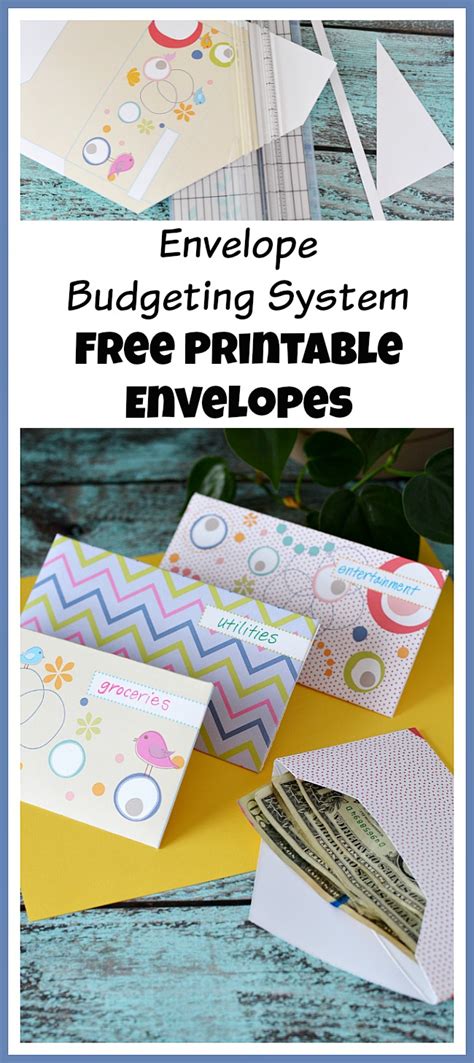 Envelope Budgeting System Free Printable Envelopes