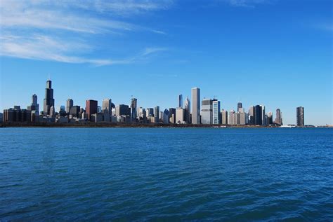 Chicago Skyline Longitudelatitude Flickr