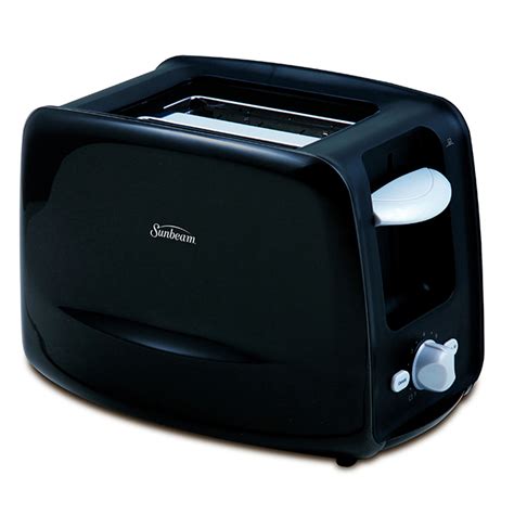 Sunbeam 2 Slice Toaster With Retractable Cord Black Tssbrt2slb 033