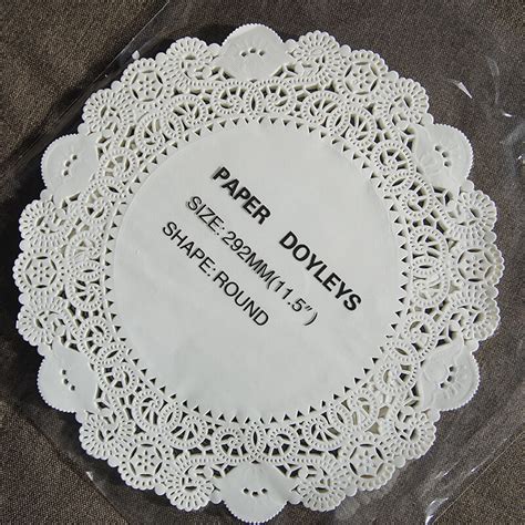 Eco Friendly Disposable Colored Paper Doilies Gold In Bulk