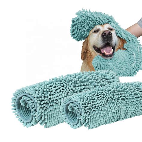Dog bath towel care tips. Pet towels personalised microfiber chenille dog bath towel ...