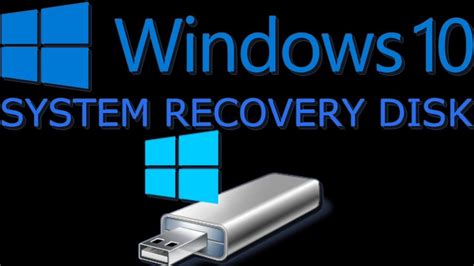 How To Create A Official Windows 10 Recovery Disc On A Usb Flash Drive