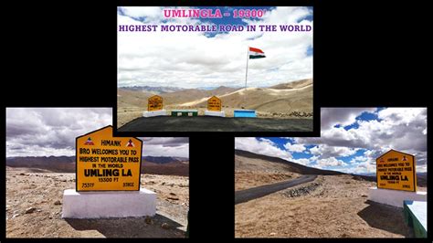 Highest Motorable Road In The World In Eastern Ladakh At 19300 Ft Bro