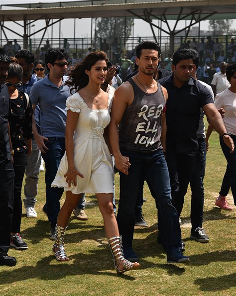 Check Out Beautiful Photos Tiger Shroff Disha Patani Promote Baaghi 2