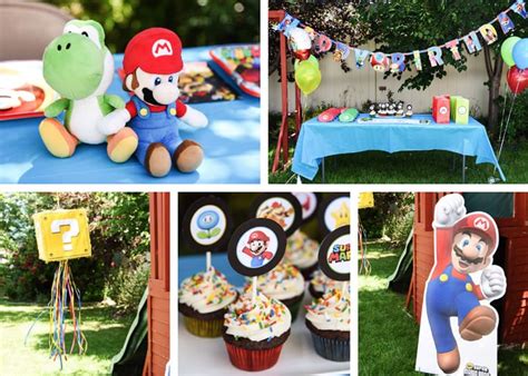 Super Mario Bros Birthday Party Goody Bags With Free Printable Tags