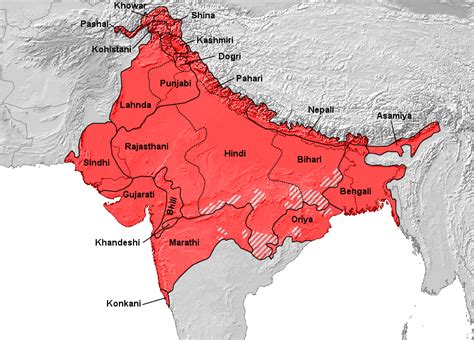 Rjs R2 Blog Map Of Aryan And Dravidian Languages In India