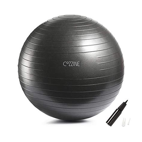 Cozzine Exercise Ball 65cm Pvc Anti Slip Balance Ballgym Swiss Yoga