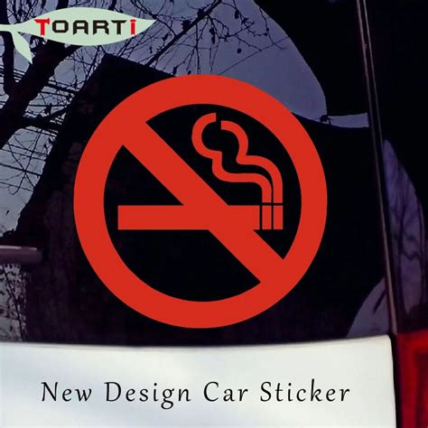 No Smoking Vinyl Car Decal Stickers High Quality Diy Car Accessories