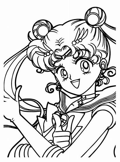 Sailor Moon Coloring Pages Sailormoon Animated Printable