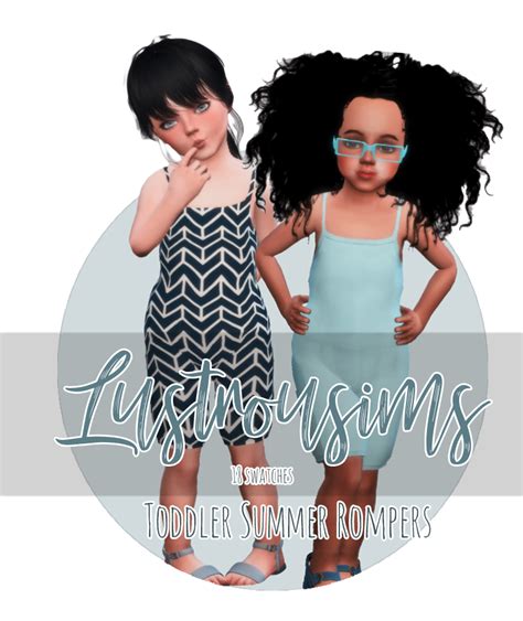 Lookbooks Reblogs And 💋sim Downloads — Lustrousims Toddler Summer