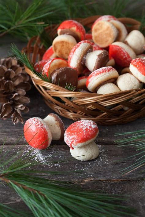 See more ideas about christmas scenes, christmas, great photos. Russian Mushroom Cookies - "Gribochky" http://www ...