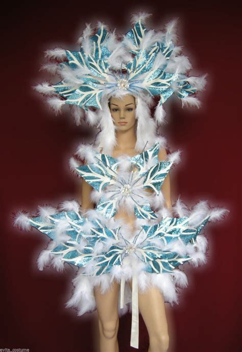 Feather Showgirl Cabaret Drag Cotton Candy Costume Set Xs Xl
