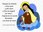 Santa Teresita del Niño Jesús | Teresita del niño jesus, Santa teresita ...