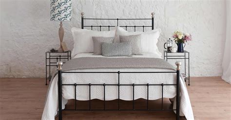 The Sophie Superking Iron Bed Wrought Iron And Brass Bed Co