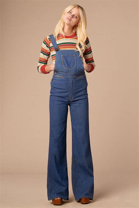 Summertime Blues 70s Overalls 70s Inspired Fashion 70s Fashion 70s