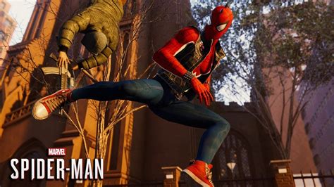 Marvels Spider Man Ps4 Spider Punk Suit Power Web Swinging