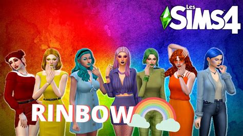 Rainbow Challenge 🌈 Les Sims 4 Youtube