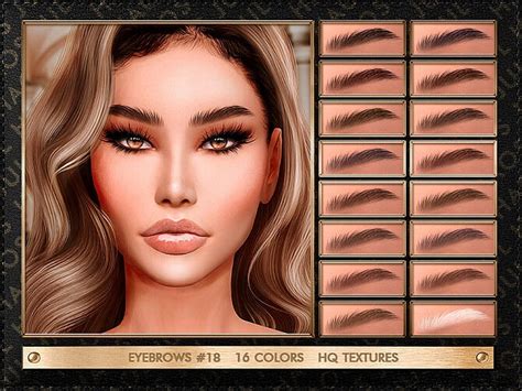 Eyebrows 18 By Julhaos At Tsr Sims 4 Updates