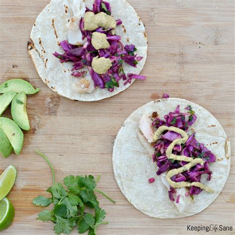 So lets discuss these cuban fish tacos with citrus mango slaw. Simple Sweet Slaw for Fish Tacos - Keeping Life Sane