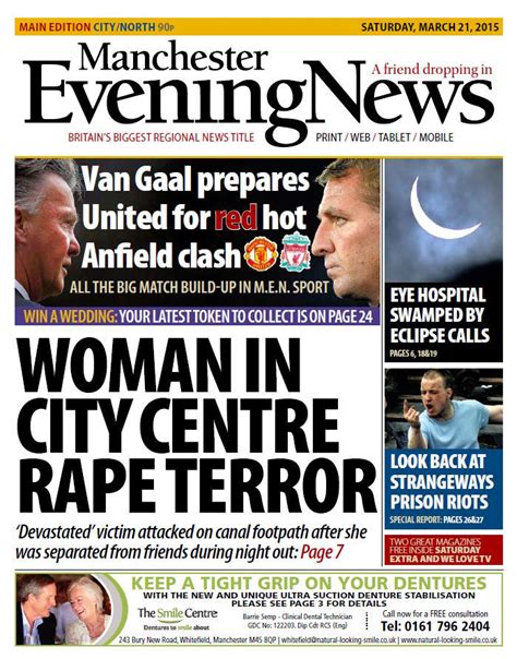 Here Is The Front Page Of Todays Manchester Evening News Manchester News Men Scoopnest